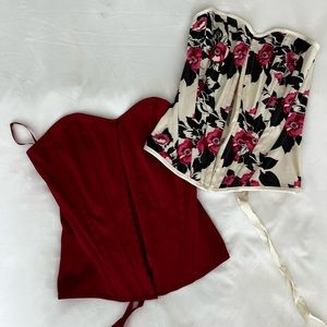 Vintage Charlotte Russe corsets